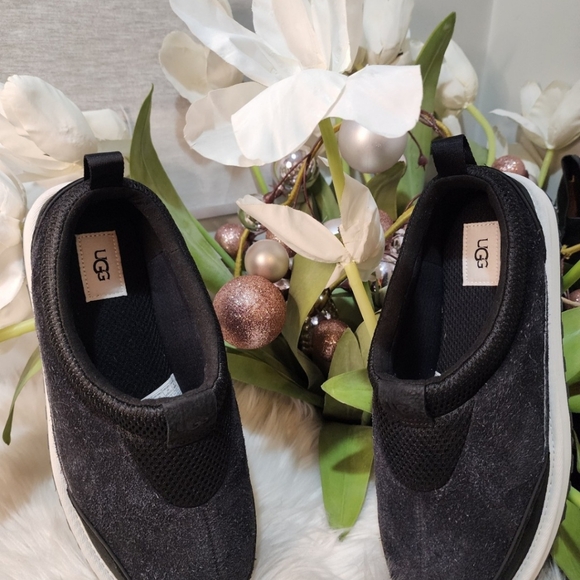 UGG Tasman IOE (Inside Outside Everywhere) Men's Suede Slipper Black Size11 New - Picture 1 of 4